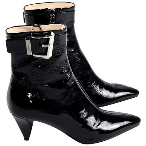 prada leather boots with buckle|prada snakeskin boots.